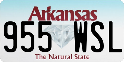 AR license plate 955WSL