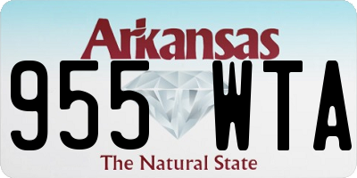 AR license plate 955WTA