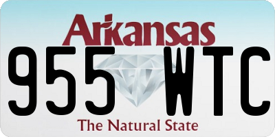 AR license plate 955WTC