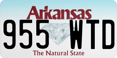 AR license plate 955WTD