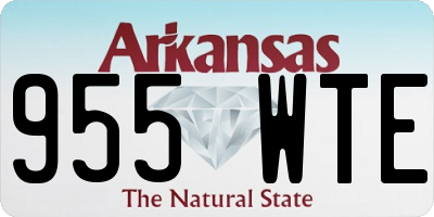 AR license plate 955WTE