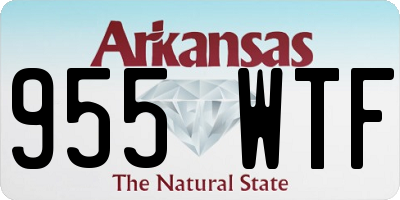 AR license plate 955WTF