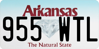 AR license plate 955WTL