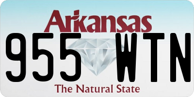 AR license plate 955WTN