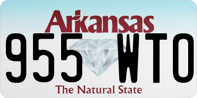 AR license plate 955WTO