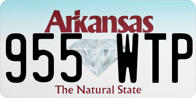 AR license plate 955WTP