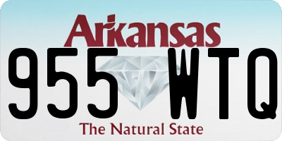 AR license plate 955WTQ