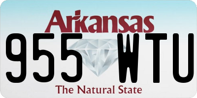 AR license plate 955WTU