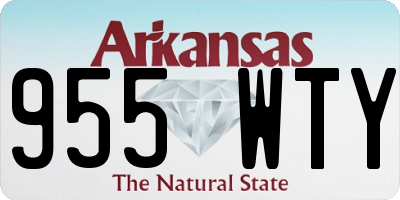 AR license plate 955WTY