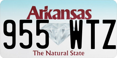 AR license plate 955WTZ