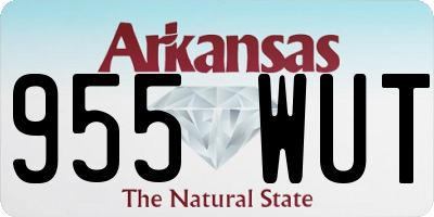 AR license plate 955WUT