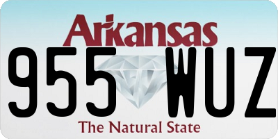 AR license plate 955WUZ