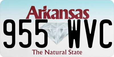 AR license plate 955WVC