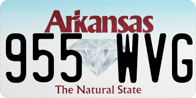 AR license plate 955WVG