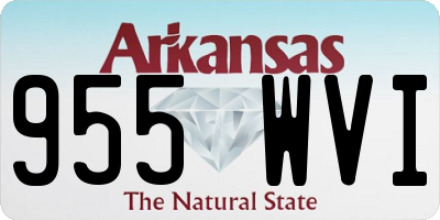 AR license plate 955WVI