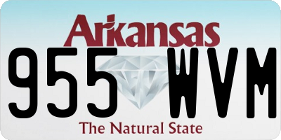 AR license plate 955WVM
