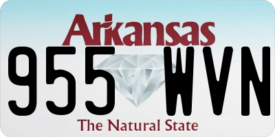 AR license plate 955WVN