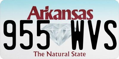 AR license plate 955WVS