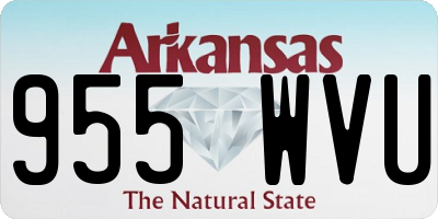 AR license plate 955WVU