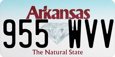 AR license plate 955WVV