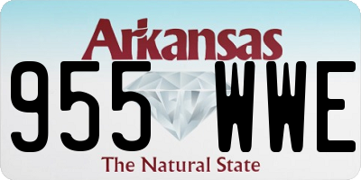 AR license plate 955WWE