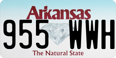 AR license plate 955WWH