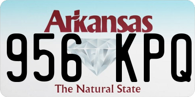 AR license plate 956KPQ