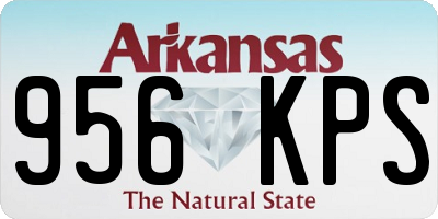 AR license plate 956KPS