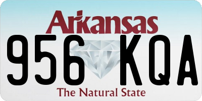 AR license plate 956KQA