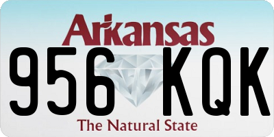 AR license plate 956KQK
