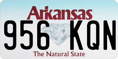 AR license plate 956KQN