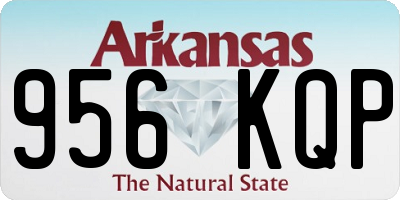 AR license plate 956KQP