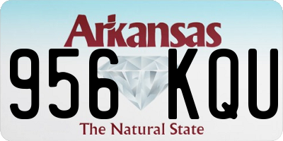 AR license plate 956KQU