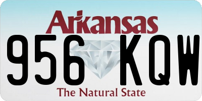 AR license plate 956KQW