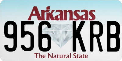 AR license plate 956KRB
