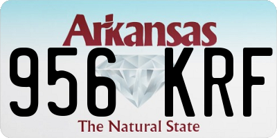 AR license plate 956KRF