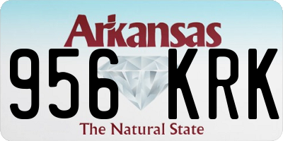 AR license plate 956KRK