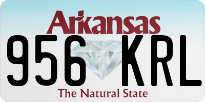 AR license plate 956KRL