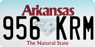 AR license plate 956KRM