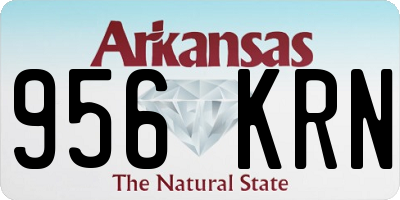 AR license plate 956KRN