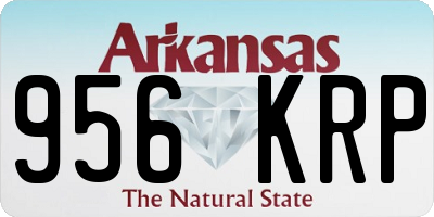 AR license plate 956KRP