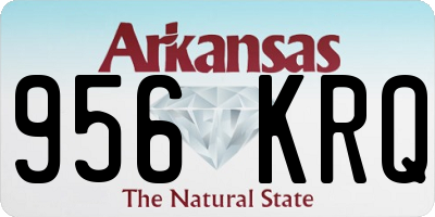 AR license plate 956KRQ