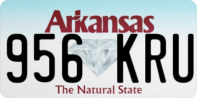 AR license plate 956KRU