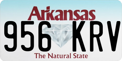 AR license plate 956KRV