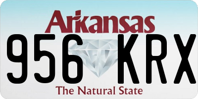 AR license plate 956KRX