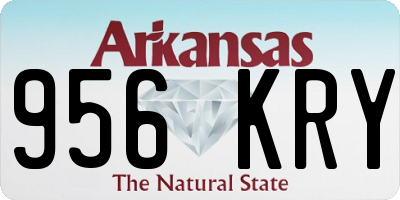 AR license plate 956KRY