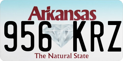 AR license plate 956KRZ
