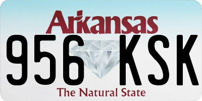 AR license plate 956KSK