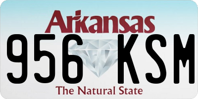 AR license plate 956KSM