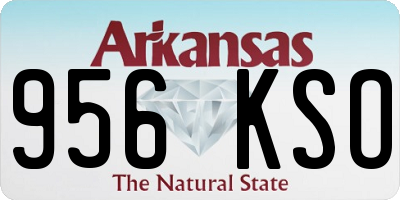 AR license plate 956KSO